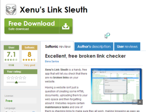 Xenu: free seo tool