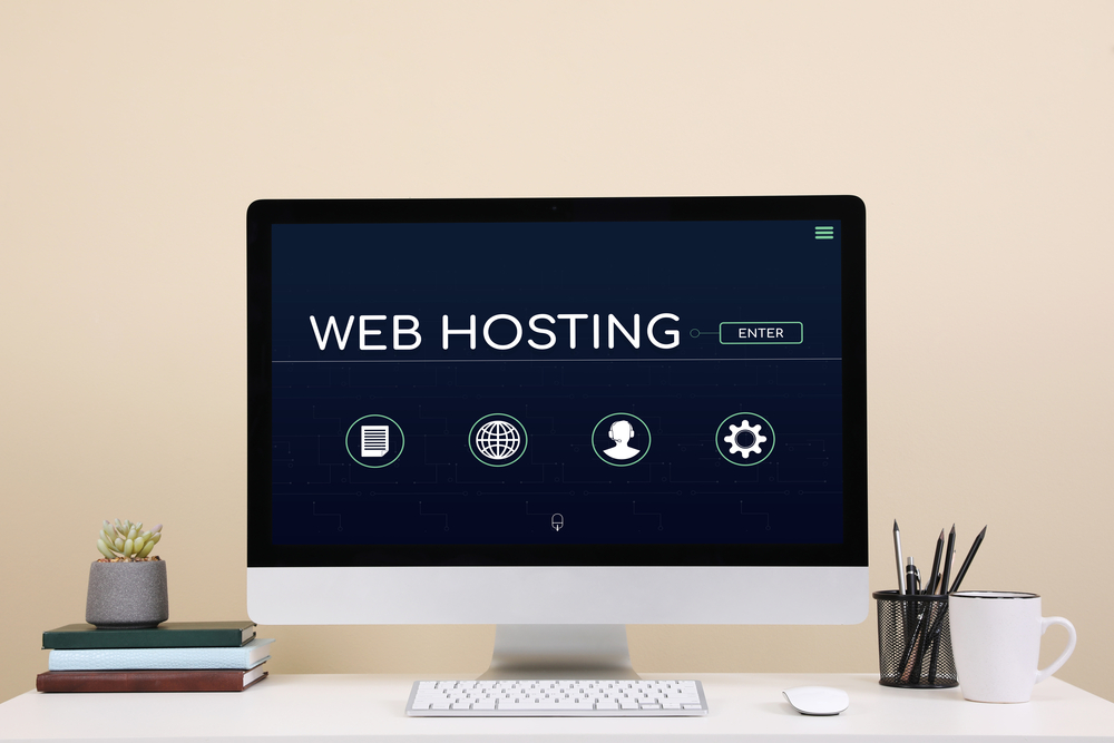 Best Web Hosting: Computer screen showing Web Hosting